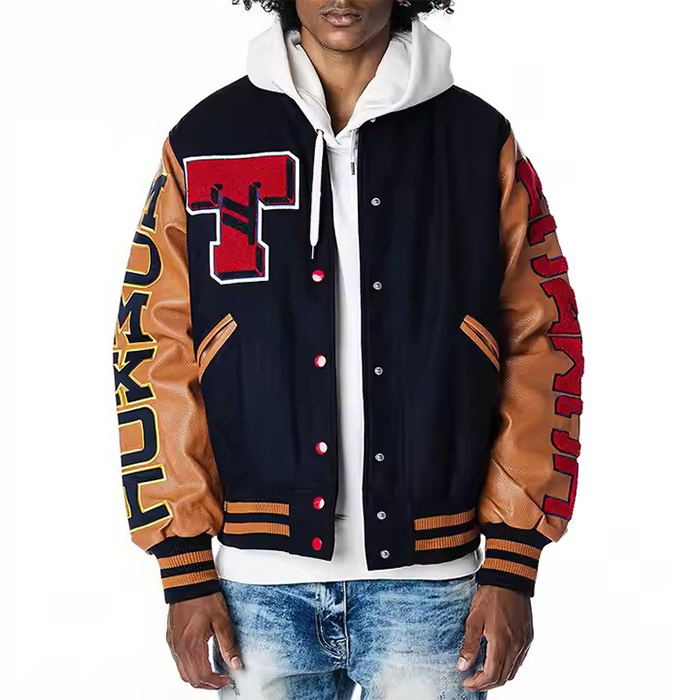casual baseball jacket